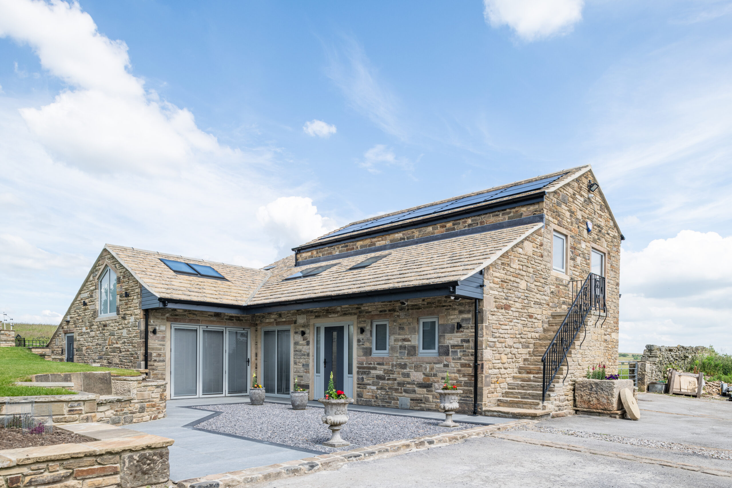 A stone built cottage that's been carefully renovated and extended.