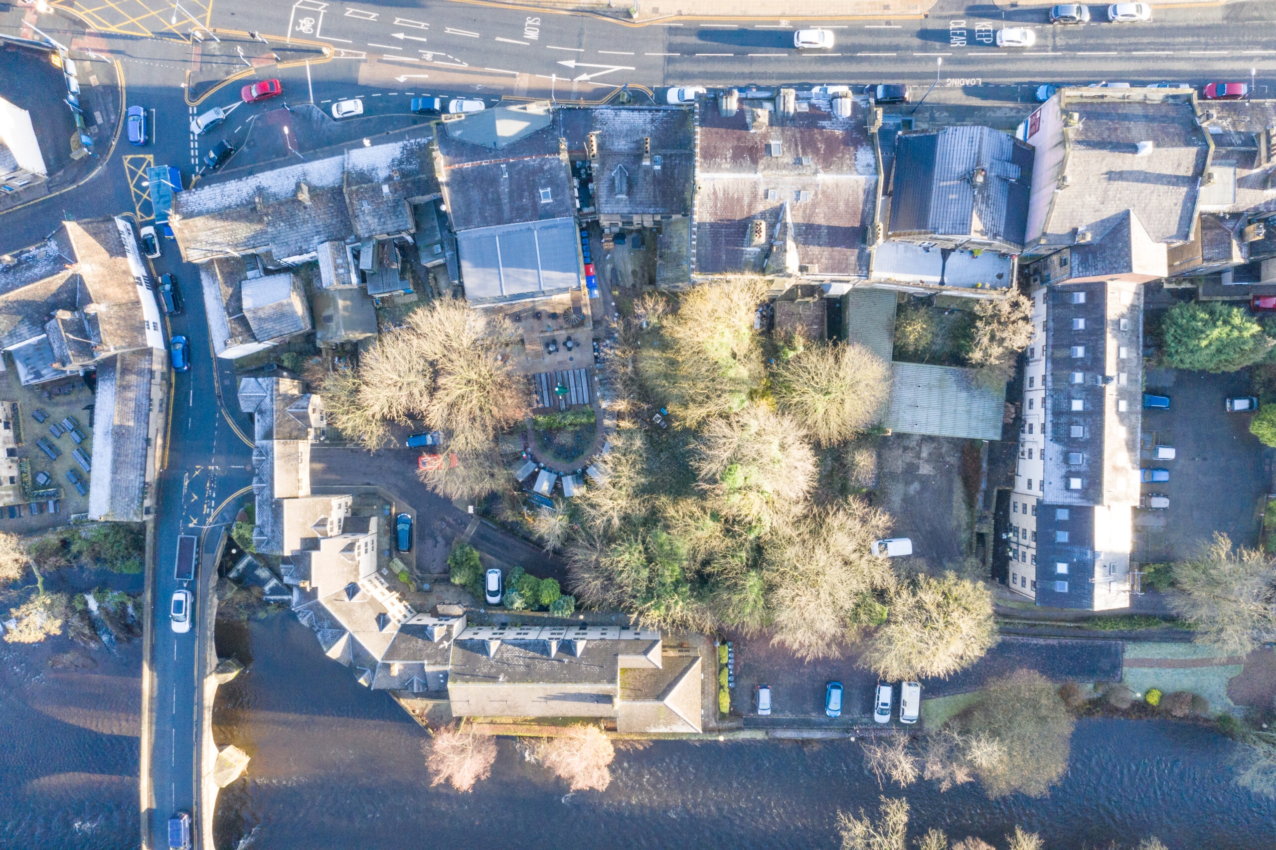 Urban Architecture shown from above